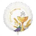PALLONCINO IN MYLAR COMUNIONE CALICE E UVA 45CM (42392)