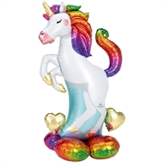 PALLONCINO IN MYLAR AIRLOONZ UNICORNO 127CM (4242711)