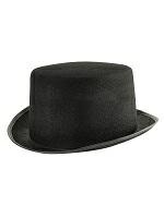 CAPPELLO UOMO CILINDRO NERO IN FELTRO (435-1676R)