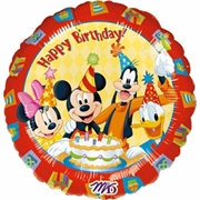 PALLONCINO IN MYLAR TOPOLINO HAPPY BIRTHDAY 45CM (46-09223 01)