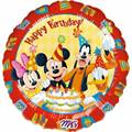PALLONCINO IN MYLAR TOPOLINO HAPPY BIRTHDAY 45CM (46-09223 01)