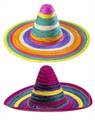 SOMBRERO MULTICOLORE ADULTO ASS. IN 2 COLORI 50CM (468-2818M)