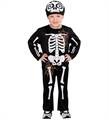 COSTUME BIMBO SCHELETRO C/CAPPELLO TAGLIA 2-3 ANNI (49949)