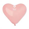 PALLONCINI IN LATTICE CUORE ROSA 25CM 100PZ (560619)
