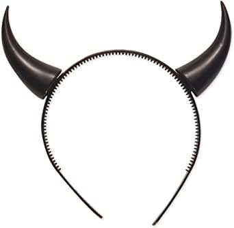 CERCHIETTO CORNA DIAVOLO NERO (568-5487N)