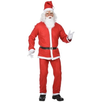 COSTUME BABBO NATALE IN TNT TAGLIA UNICA (5706-1536E)