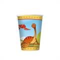 BICCHIERI IN CARTONCINO DINOSAURI 250ML 8PZ (60538)