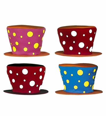 MAXI CAPPELLO CLOWN CON POIS ASS (609-6672A)