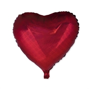 PALLONCINO IN MYLAR CUORE ROSSO OLOGRAFICO 60CM (61520)