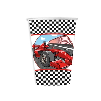 BICCHIERI IN CARTONCINO MACCHINA SPORTIVA 200CC 8PZ (61661)