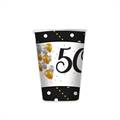BICCHIERI BUON COMPLEANNO PRESTIGE 50 ANNI 200CC 8PZ (62160)