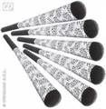 TROMBE SONORE ARGENTO BUON ANNO 25CM 6PZ (622-7941U)