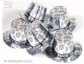 CILINDRO IN CARTONCINO ARGENTO BUON ANNO 1PZ (626-7996Z)