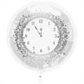 PALLONCINO IN MYLAR HAPPY NEW YEAR OROLOGIO 45CM (63116)