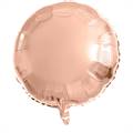 PALLONCINO IN MYLAR TONDO ROSEGOLD 45CM (66892)