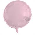 PALLONCINO IN MYLAR TONDO ROSA PASTELLO OPACO 45CM (66901)