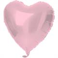 PALLONCINO IN MYLAR CUORE ROSA PASTELLO OPACO 45CM (66920)