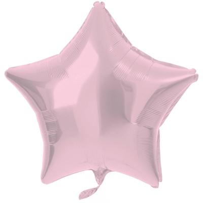 PALLONCINO IN MYLAR STELLA ROSA PASTELLO OPACO 45CM (66939)