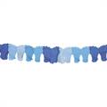 FESTONE IN CARTA VELINA AZZURRO PIEDINI BEBE 6MT (7195-04660)