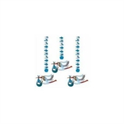 FESTONE PENDENTE A SPIRALE CICOGNA AZZURRO 3PZ (7199-09066)