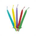 CANDELINE CLASSICHE MULTICOLOR 8CM 12PZ (73259)