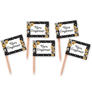 STUZZICADENTI PICK BUON COMPLEANNO PRESTIGE 4,5X6,5CM 25PZ (73833)
