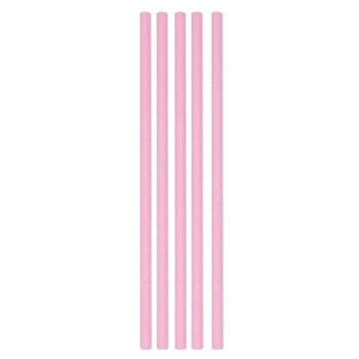 CANNUCCE IN CARTA ROSA 20CM 50PZ (74032)