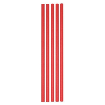 CANNUCCE IN CARTA ROSSE 20CM 50PZ (74034)
