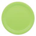 PIATTI TONDI IN CARTONCINO VERDE MELA 24CM 25PZ (74081)