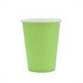 BICCHIERI IN CARTONCINO VERDE MELA 200CC 25PZ (74083)