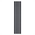 CANNUCCE IN CARTA NERE 20CM 50PZ (74248)