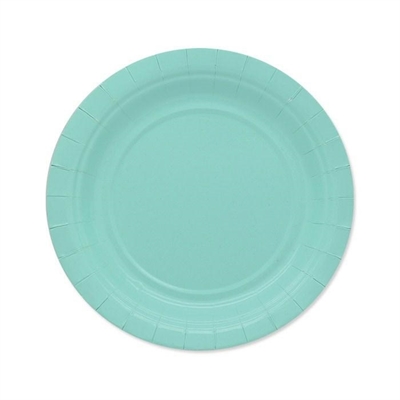 PIATTI TONDI IN CARTONCINO TIFFANY 18CM 25PZ (74251)