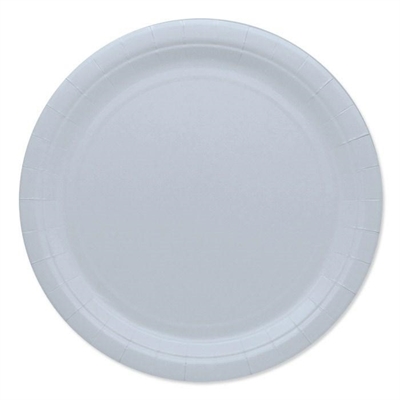 PIATTI TONDI IN CARTONCINO BIANCO 24CM 25PZ (74258)
