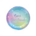PIATTI BUON COMPLEANNO SOFT RAINBOW 18CM 8PZ (74292)