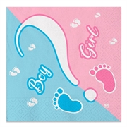 TOVAGLIOLI GENDER REVEAL PARTY 33X33CM 20PZ (74302)