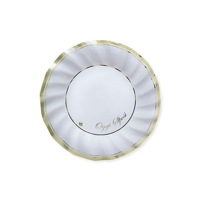 PIATTI IN CARTONCINO OGGI SPOSI CLASSIC 20CM 8PZ (74328)