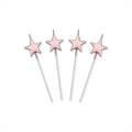 CANDELINE STELLINA ROSE GOLD 13CM 4PZ (74376)