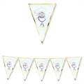 FESTONE BANDIERINE DI CARTA PRIMA COMUNIONE GOLD METAL 300X30CM (74423)