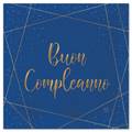TOVAGLIOLI BUON COMPLEANNO BLU GOLD 33X33CM 20PZ (74551)