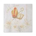TOVAGLIOLI SANTA CRESIMA 25X25CM 20PZ (74573)