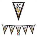 FESTONE BANDIERINE IN CARTA 30 ANNI PRESTIGE 300X30CM (75184)
