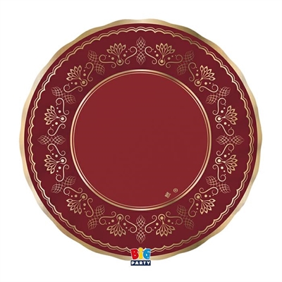 PIATTI ROYAL RED GOLD 25CM 6PZ (75845)