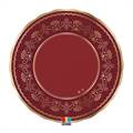PIATTI ROYAL RED GOLD 25CM 6PZ (75845)