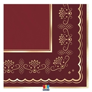 TOVAGLIOLI ROYAL RED GOLD 33X33CM 16PZ (75849)