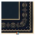 TOVAGLIOLI ROYAL BLU GOLD 33X33CM 16PZ (75863)