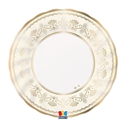 PIATTI ROYAL AVORIO GOLD 25CM 6PZ (75866)