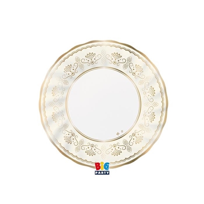 PIATTI ROYAL AVORIO GOLD 20CM 6PZ (75868)