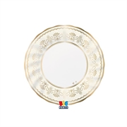 PIATTI ROYAL AVORIO GOLD 20CM 6PZ (75868)