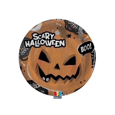 PIATTI HALLOWEEN SCARY 20CM 8PZ (75880)