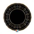 PIATTI ROYAL BLACK GOLD 25CM 6PZ (76370)
